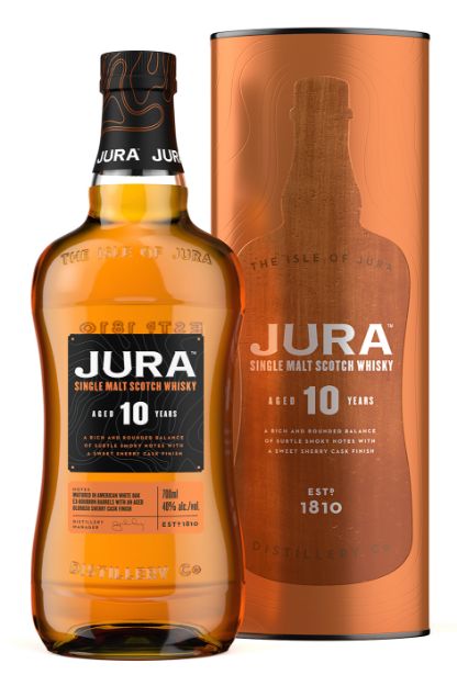 Pilt Jura 10YO Single Malt 40% 0,7L Karbis 
