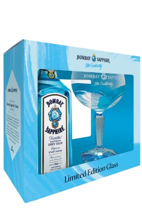 Bombay Sapphire Dry Gin 40% 0,7L Karbis Klaasiga 2024