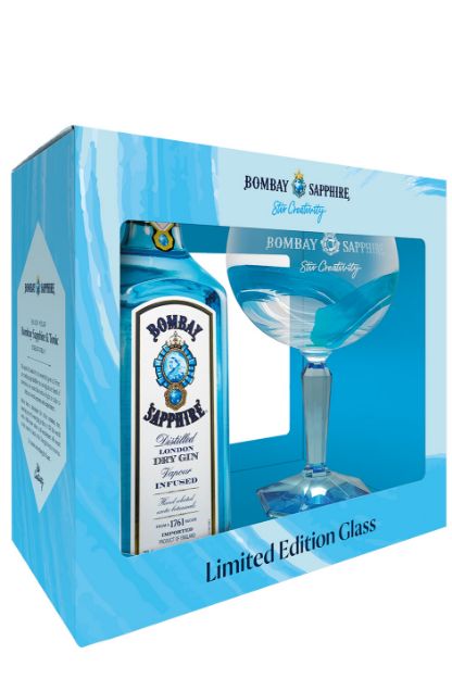 Picture of Bombay Sapphire Dry Gin 0,7L 40% Karbis Klaasiga 