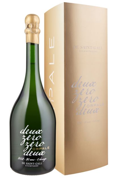 Picture of De Saint Gall Champagne Orpale Grand Cru Brut Blanc De Blancs Zero Dosage 12,5% 0,75L *Kinkekarp