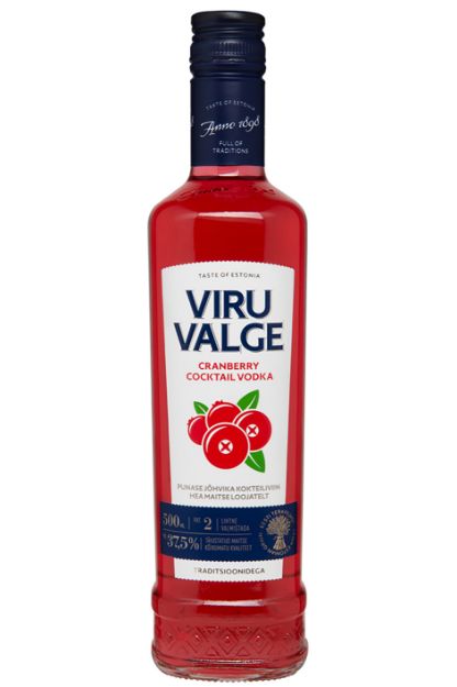 Pilt Viru Valge Cranberry Vodka 37,5% 0,5 L 