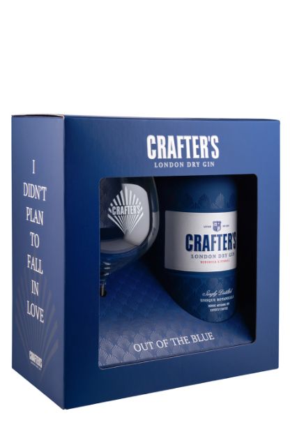 Pilt Crafter's London Dry Gin 43%  0,7 L+klaas 