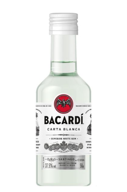 Pilt Bacardi Carta Blanca 40% 0,05L Pet 