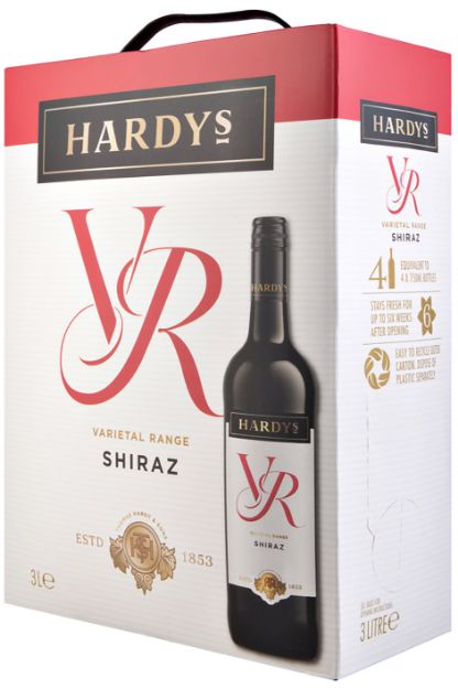 Pilt Hardys VR Shiraz BIB 13,5% 3L 