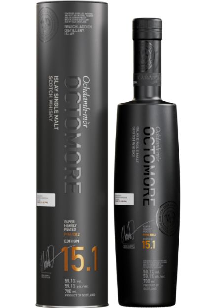 Pilt Bruichladdich Octomore 15.1 59,1% 0,7L Tuub 