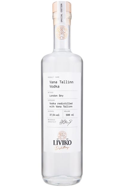 Pilt Vana Tallinn Vodka 37,5% 0,5 l 