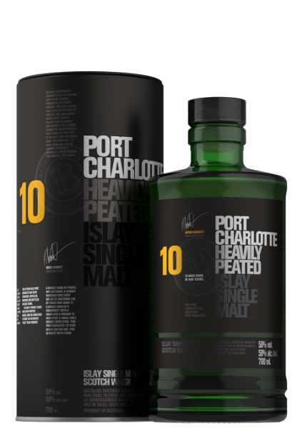 Pilt Bruichladdich Port Charlotte 10 YO Single Malt 50% 0,7L Tuub