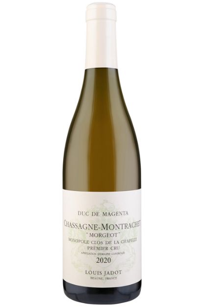 Pilt Louis Jadot Chassegne Montrachet 1er Cru Chapelle  Magenta Morgeot 13,5% 0,75L 