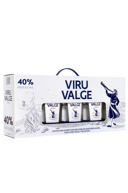 Viru Valge 40% 0,5 L Pet(kohver) 