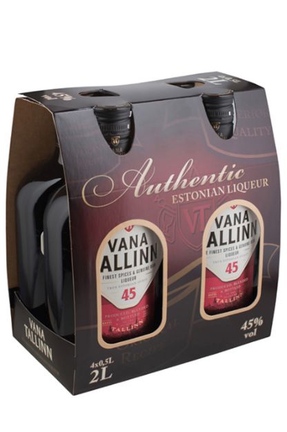 Vana Tallinn 45% 0,5 L Pet (4-pakk) 
