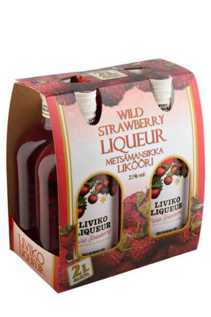 Liviko Liqueur Metsmaasikas 21% 0,5 L Pet (4-pakk) 
