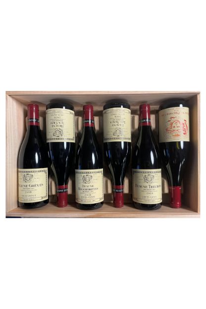 Pilt Louis Jadot Les Climats de Beaune 13,5% 6x0,75L *puidust kinkekast