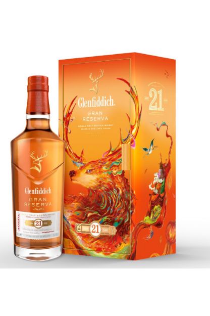 Glenfiddich 21YO Gran Reserva 40% 0,7L Karbis 