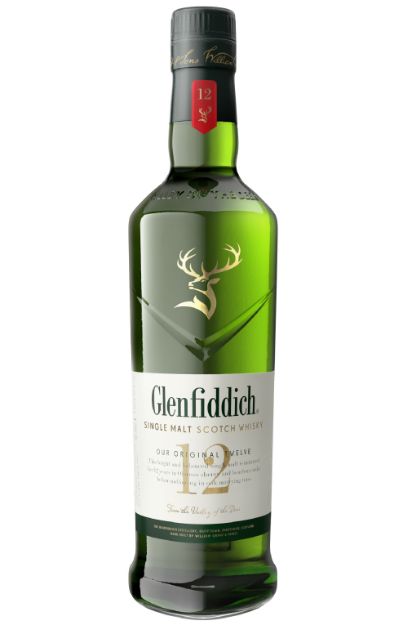 Glenfiddich 12YO Single Malt 40% 0,7L Tuub 