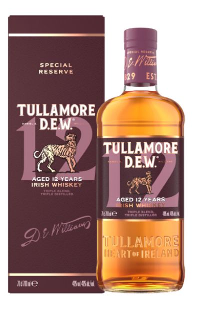 Pilt Tullamore Dew 12YO 40% 0,7L Karbis 