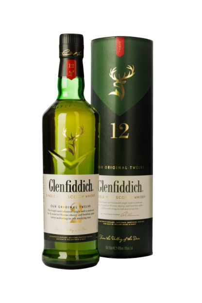 Pilt Glenfiddich 12YO Single Malt 40% 0,7L Tuub 
