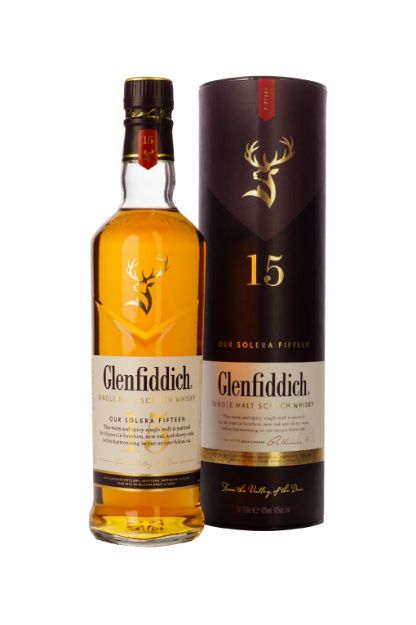 Pilt Glenfiddich 15YO Single Malt 40% 0,7L Tuub 