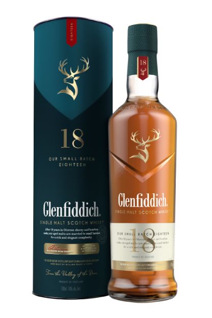 Glenfiddich 18YO Single Malt 40% 0,7L Tuub 