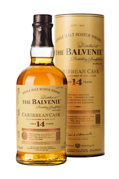 Pilt Balvenie 14YO Caribbean 43% 0,7L Tuub 