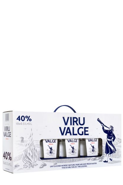 Pilt Viru Valge 40% 0,5 L Pet(kohver) 